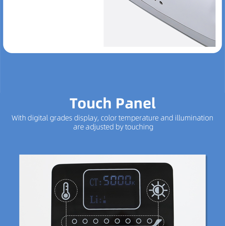 TKDL-029 Aluminum Handle 8 Bulbs LED Dental Light China Manfacturer 6