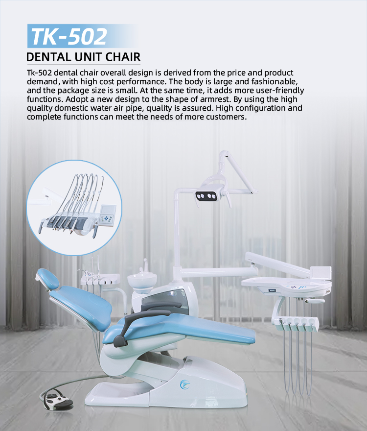 Dental Chair Factory 1*40HQ 72 Units Tuo Kang TK-502 to South America-TK Dental 1