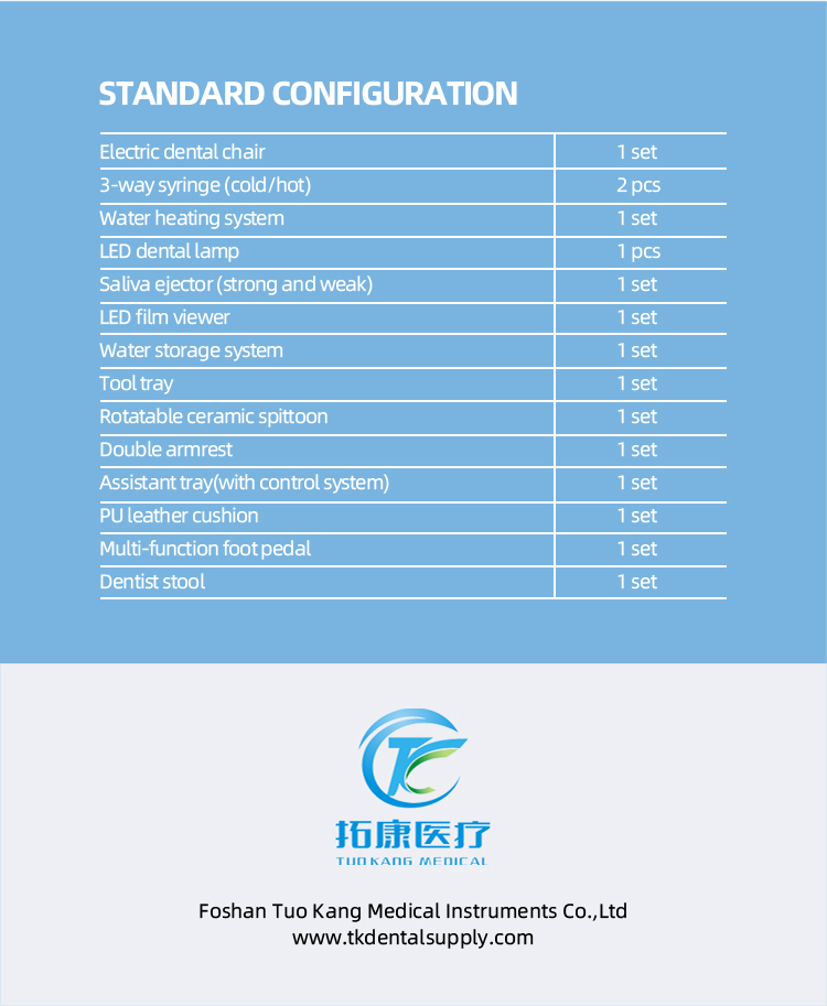 Foshan supplier wholesales 63 unit TK-502 dental chairs to Africa .-TK Dental 4