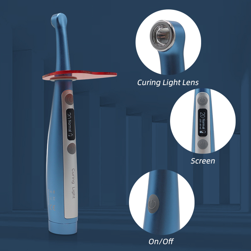 Dental Light Cure Lamp Composite Resin Machine LED UV Glue Curing Light Dental Clinic-TK Dental 7