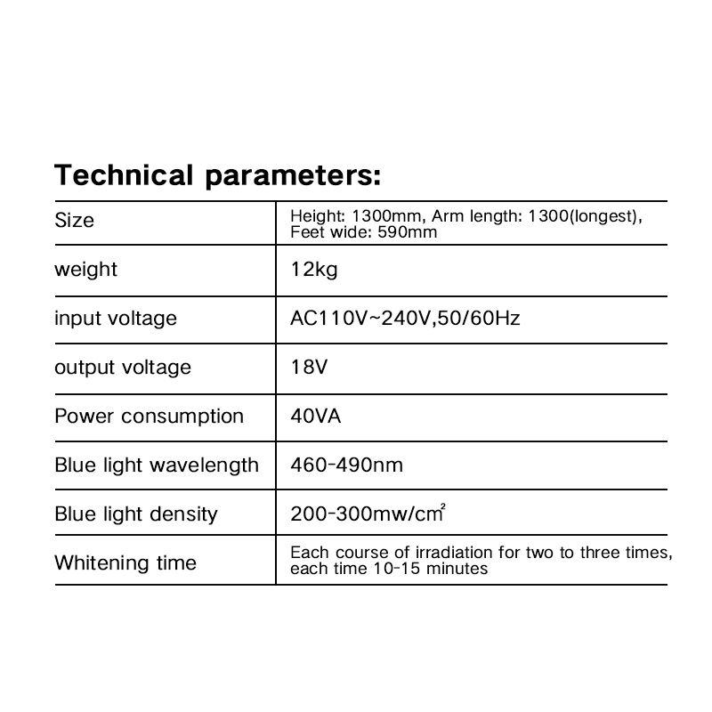 TKTW-008 LED Dental Cold Light Teeth Whitening Machine for Hospital /Clinic 8