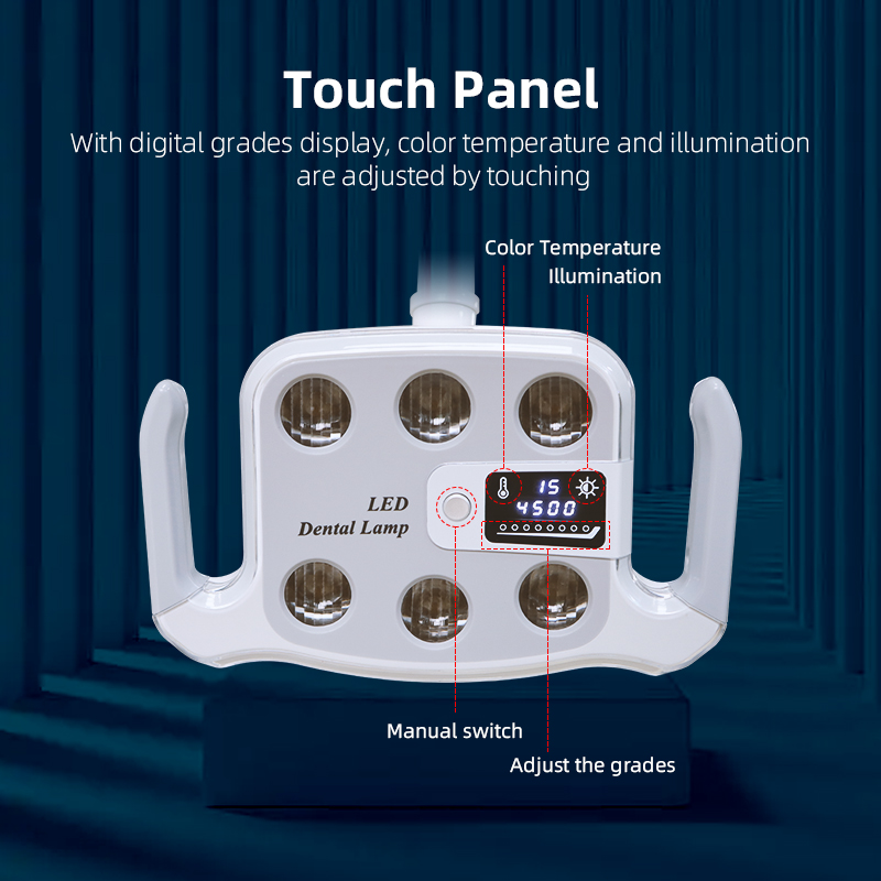 TKDL-028 Six Beads Double Color Temperature LED Dental Light China Manufacturer 5