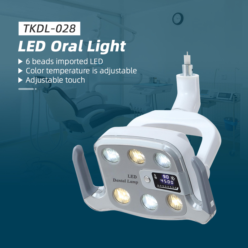 TKDL-028 Six Beads Double Color Temperature LED Dental Light China Manufacturer 3