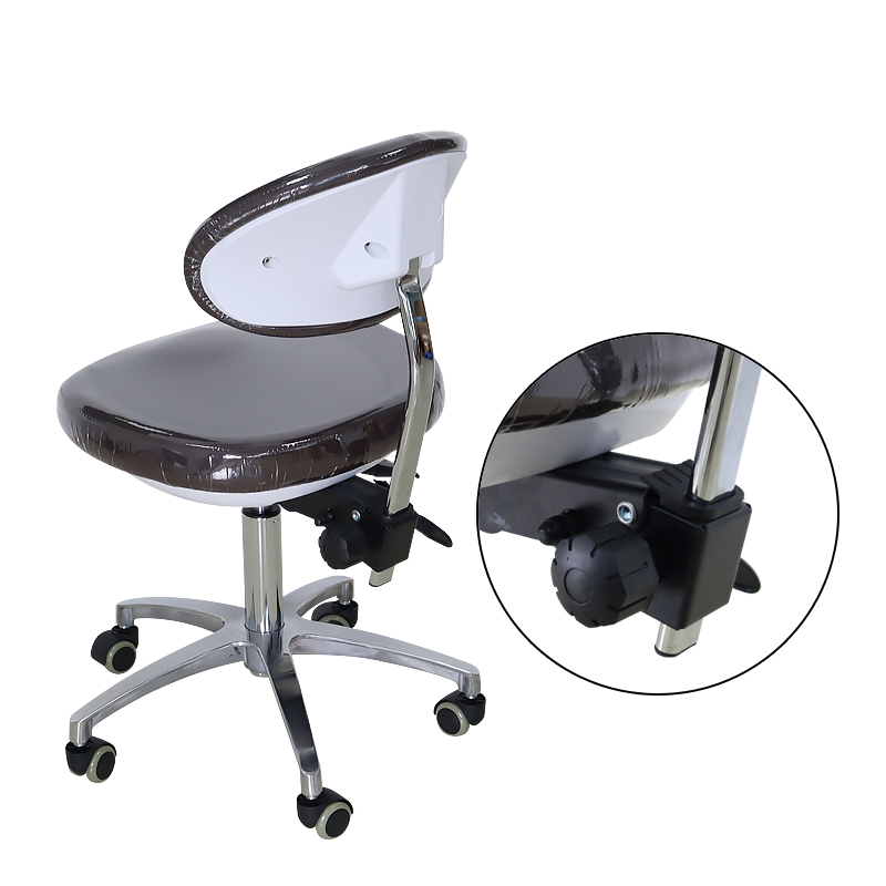 Tuo Kang TKDS-003 Microfiber Leather Dentist Stool Factory Price 6