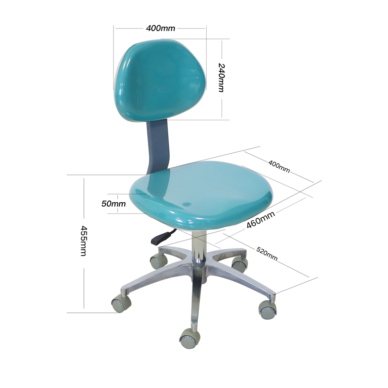 Tuo Kang TKDS-024 U-shaped Curved Design Backrest Operator Dentist Stool 2