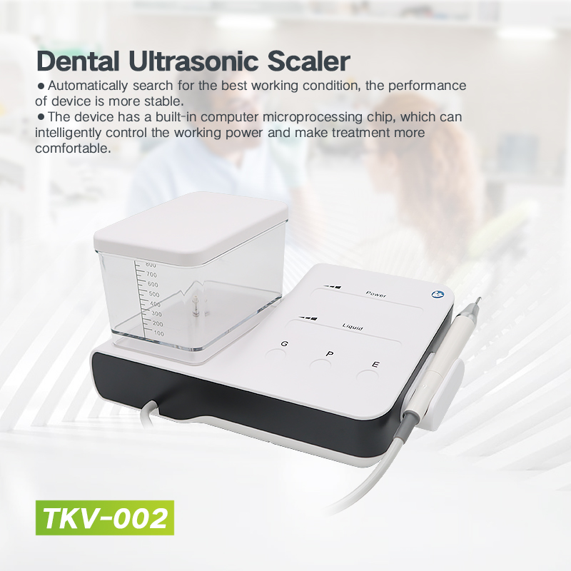 Dental Equipment TKV-002 Vrn Ultrasonic Piezo Scaler Dental Teeth Whitening Scaling LED Detachable Handpiece 6