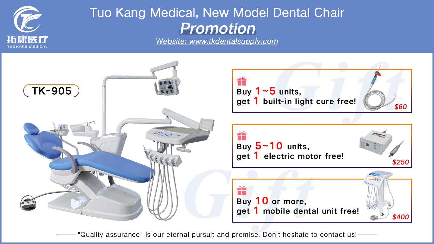 Promotion - 2022 Tuo Kang Medical New Model Dental Chair TK-905 1