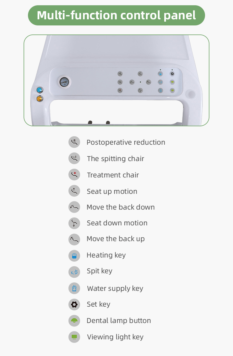 Foshan Dental Unit High Quality Supplier Mobile Cart Type L500-C Dental Chair Lightweight Mobility, Boundless clinic 13