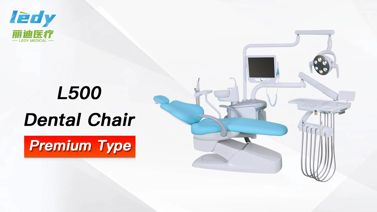 Dental unit manufacturer's new L500 premium type dental chair Cloud like Comfort, Zero pressure Body Fit-TK Dental 1