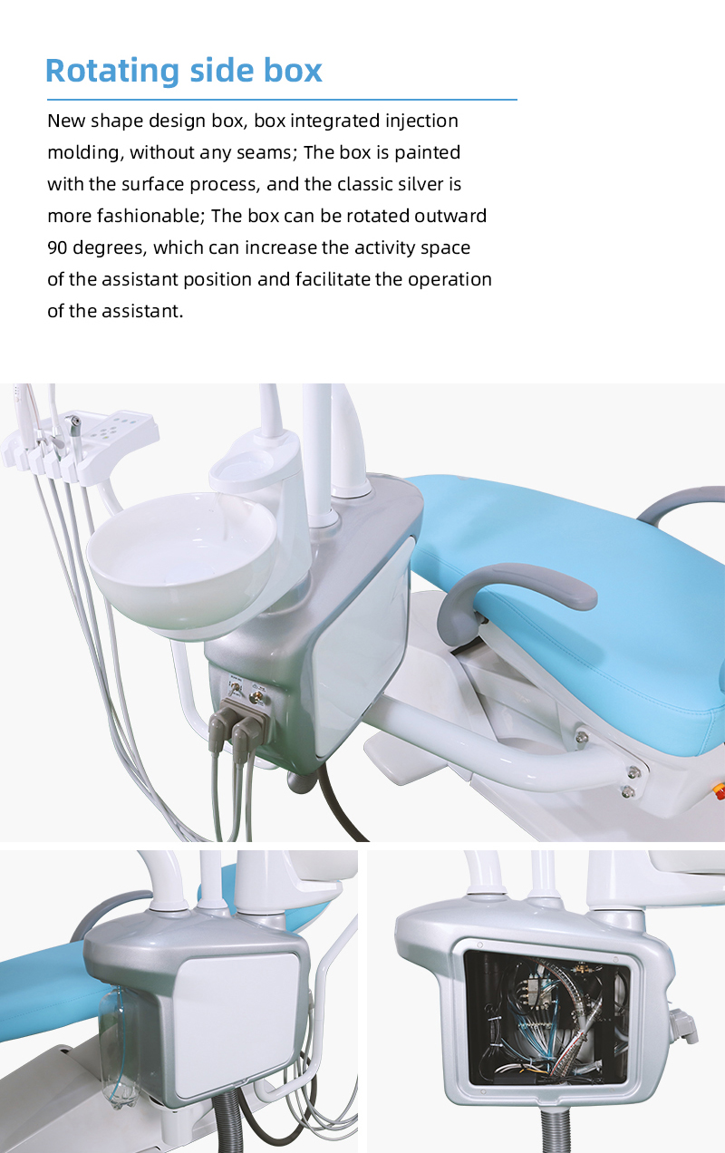 Dental unit manufacturer's new L500 premium type dental chair Cloud like Comfort, Zero pressure Body Fit-TK Dental 18