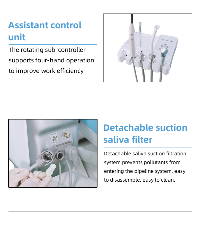 Dental unit manufacturer's new L500 premium type dental chair Cloud like Comfort, Zero pressure Body Fit-TK Dental 14
