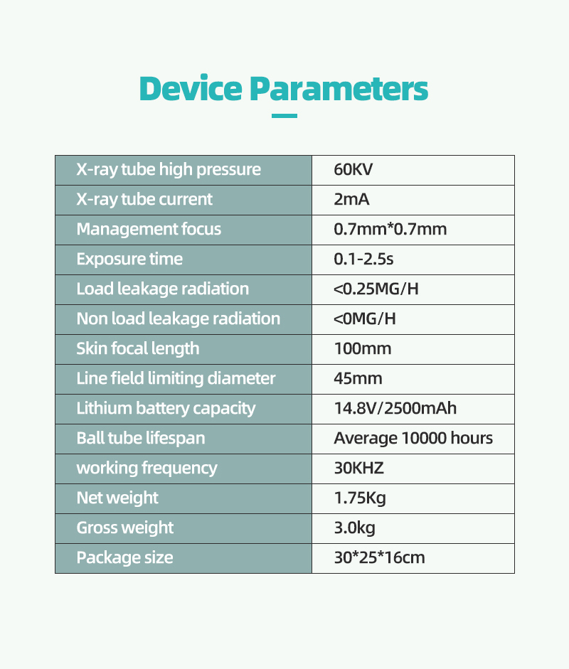 Dental Portable X-Ray Rayer Oral Sensor Suite In Digital Imaging System SM-1S (LCD screen) type Handheld X-ray  Machine 9