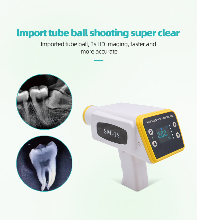 Dental Portable X-Ray Rayer Oral Sensor Suite In Digital Imaging System SM-1S (LCD screen) type Handheld X-ray  Machine 11