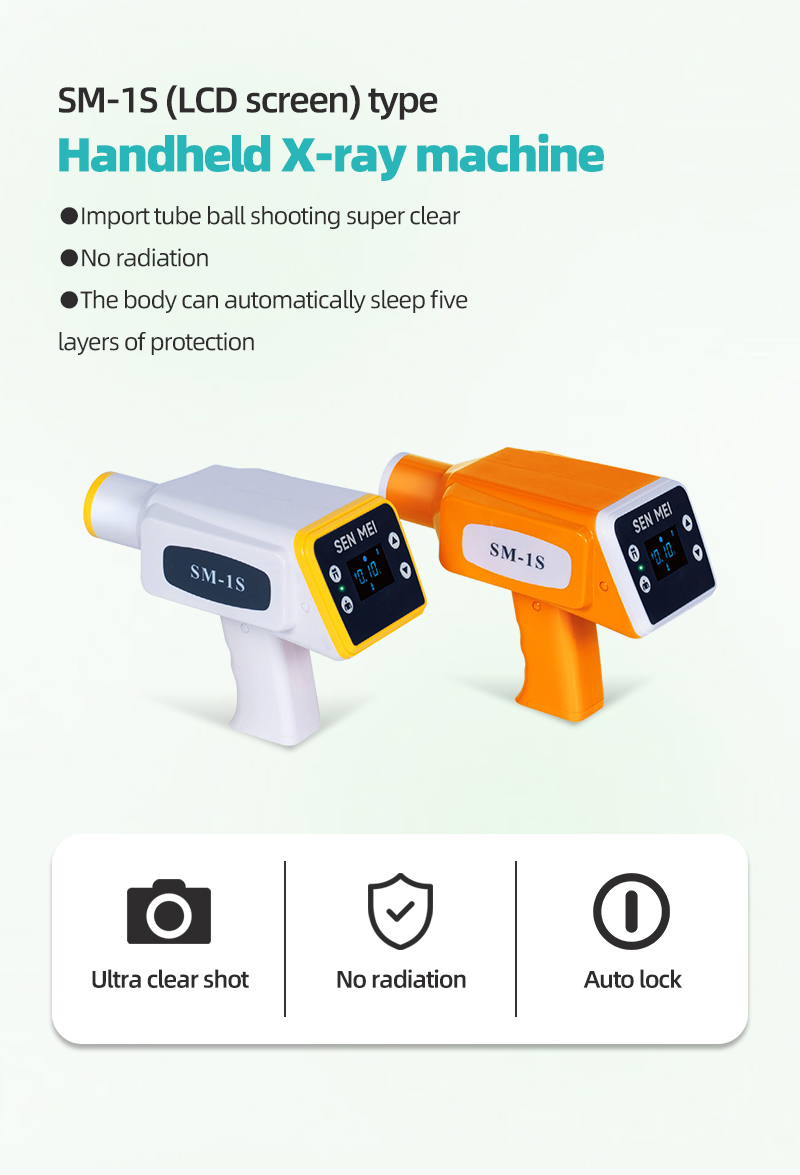 Dental Portable X-Ray Rayer Oral Sensor Suite In Digital Imaging System SM-1S (LCD screen) type Handheld X-ray  Machine 8