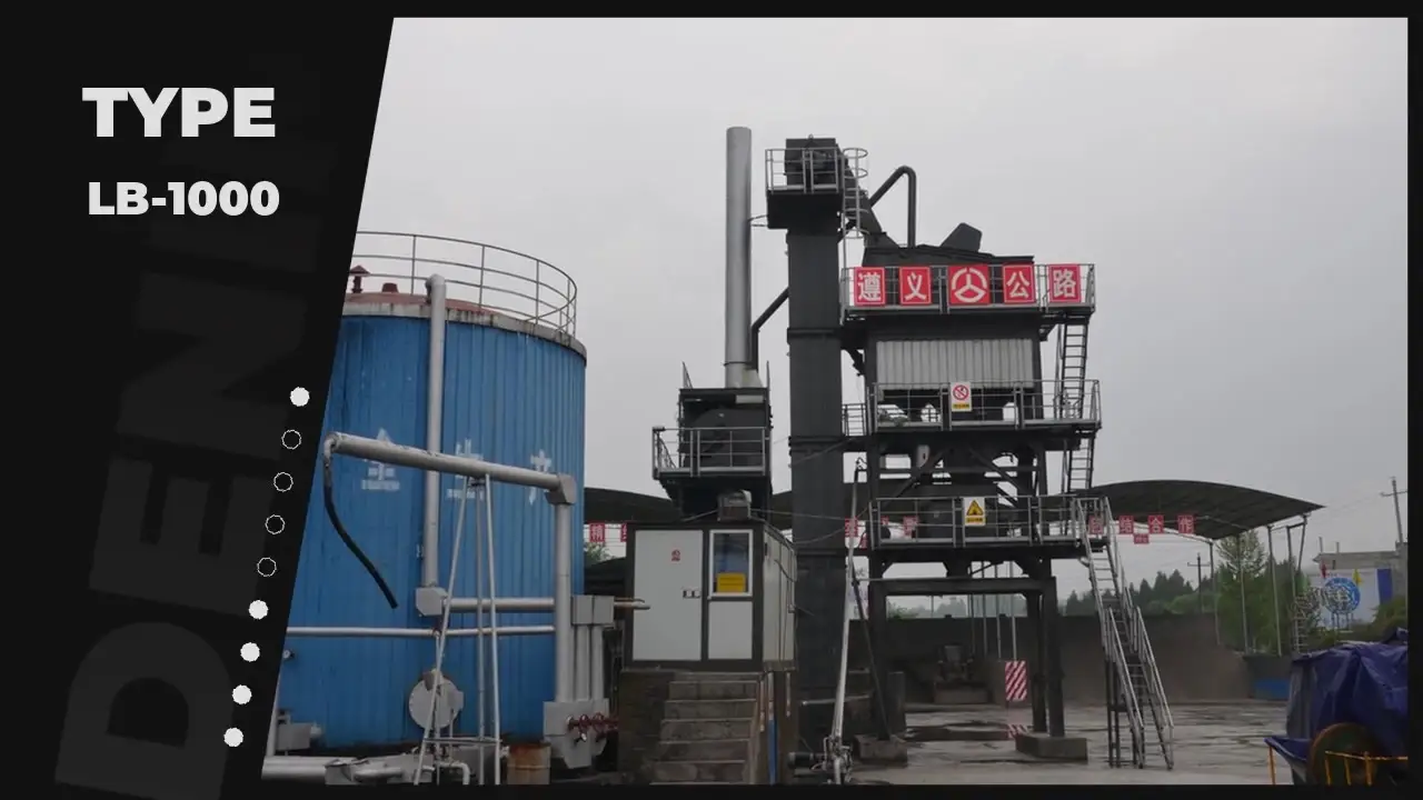 LB-1000 Top Quality Mixer Plant Asphalt Mixer Machine 1