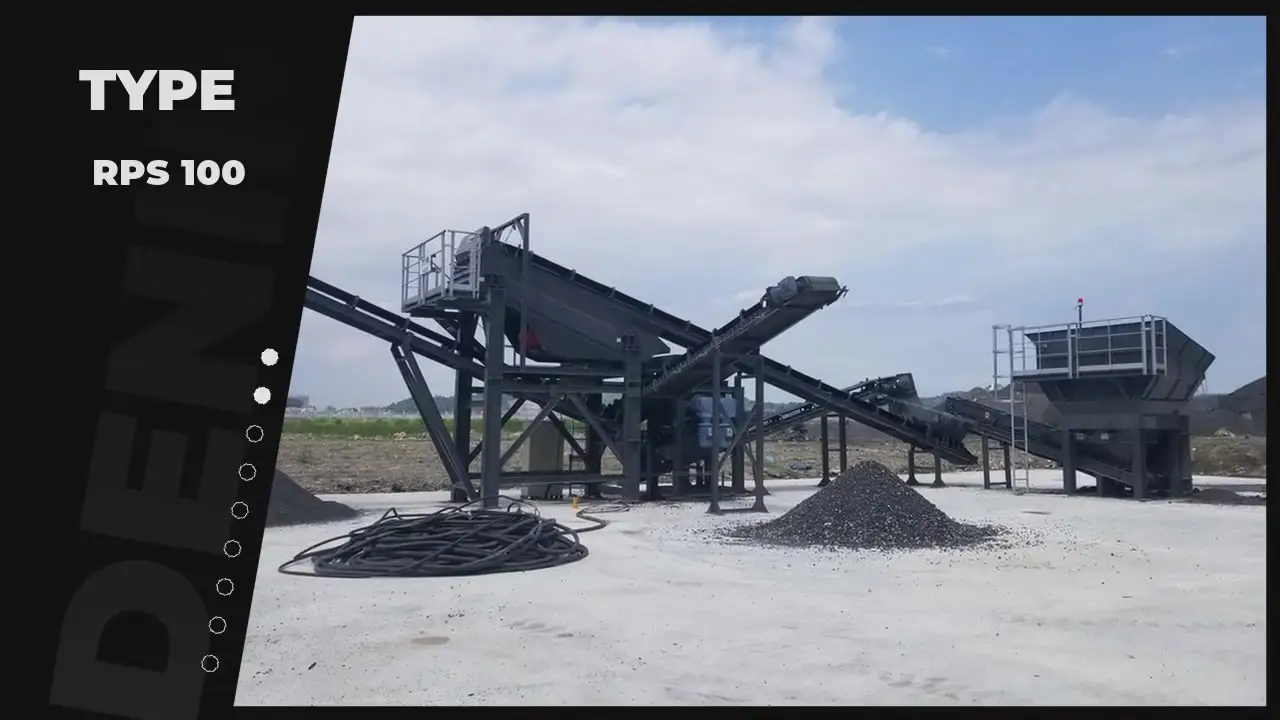 RAP roller crushing and screening equipment 1