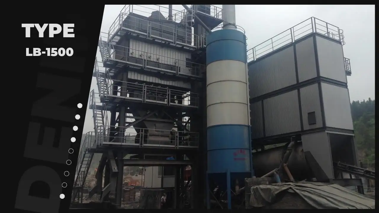 LB-1500 Stationary Asphalt Mixing Plant For Road Construction 1