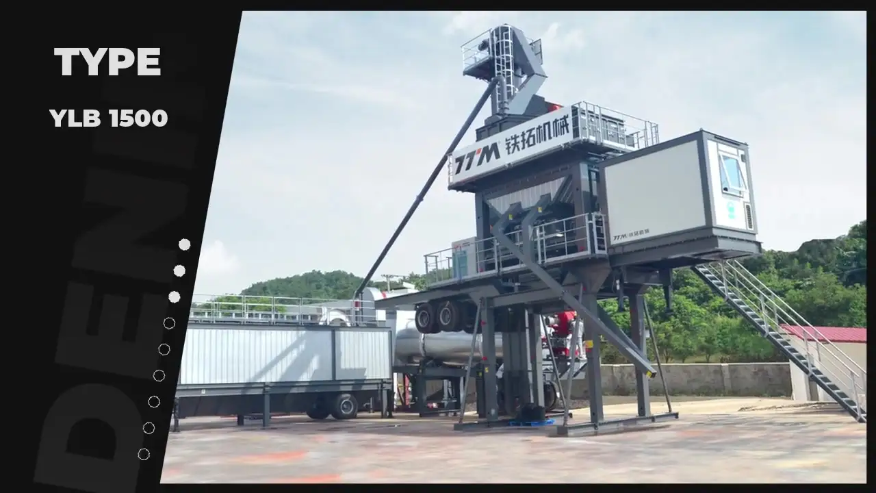YLB1500 Mobile Asphalt Mixing Plant 1