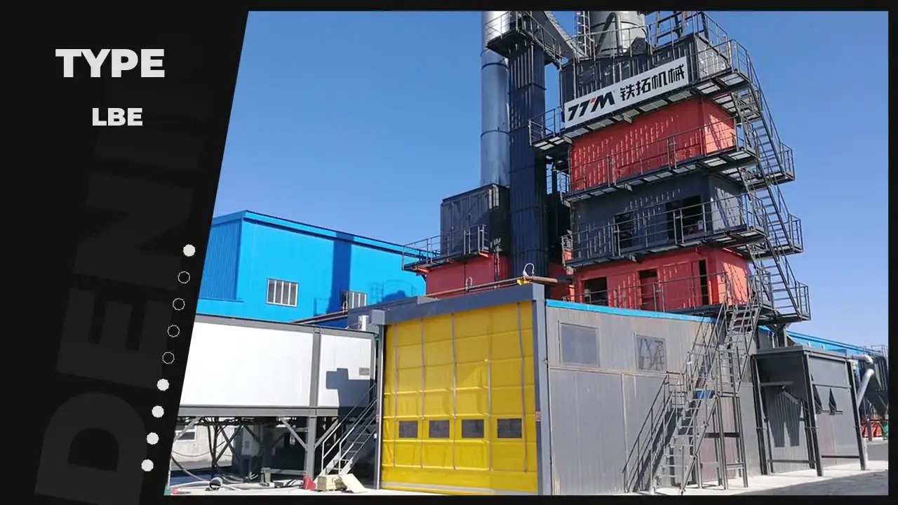 LBE Stationary Mixed Asphalt Mixer Plant 1
