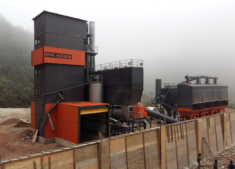 LBE Stationary Mixed Asphalt Mixer Plant 5
