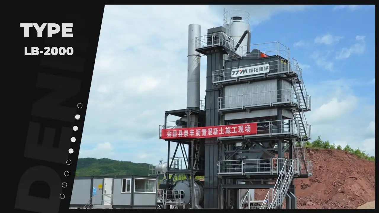 LB-2000 Asphalt Aggregate Mixing Plant 1