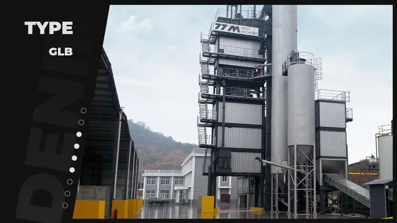 GLB Stationary Under-storage Asphalt Mixer Plant 1