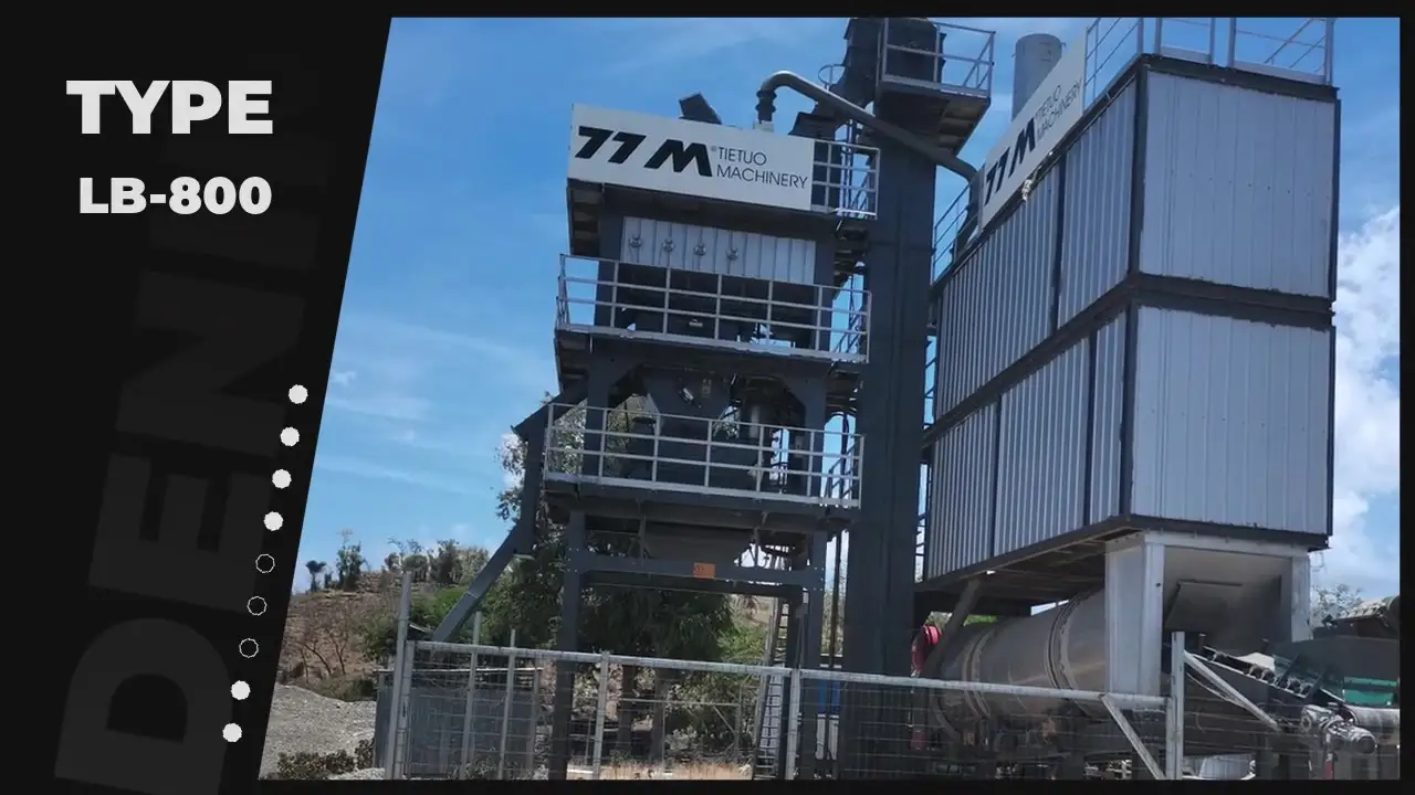 LB-800 64t/H Stationary Asphalt Batching Plant 1