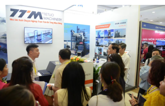 Tietuo Machinery Dressed up at Vietnam Construction Engineering and Mining Exhibition 3