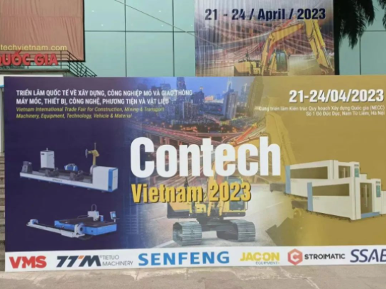 Tietuo Machinery Dressed up at Vietnam Construction Engineering and Mining Exhibition 1