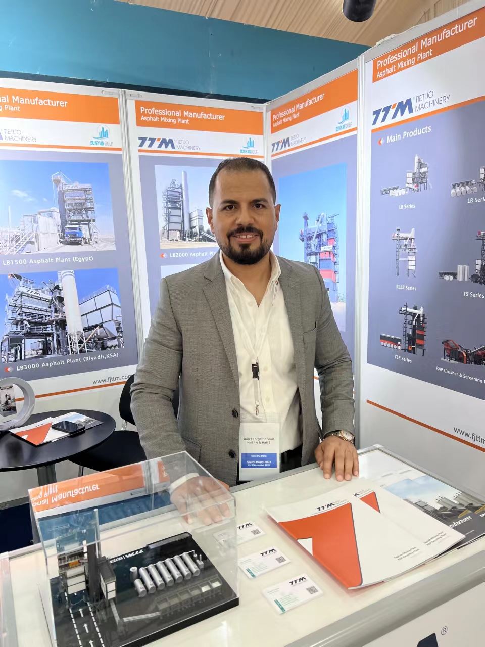 The 32nd International Building Materials and Construction Technology Exhibition in Riyadh, Saudi Arabia ended perfectly 2