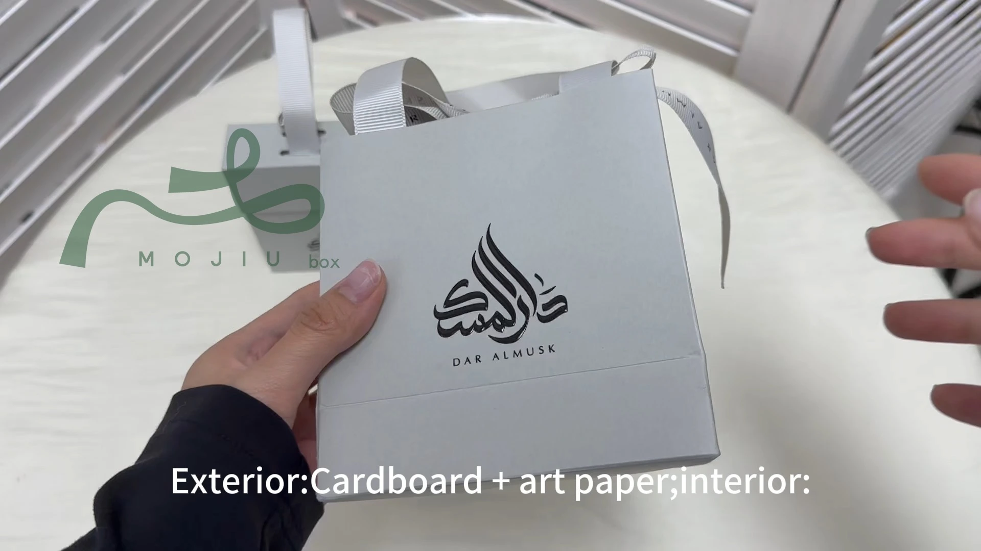 Custom Magnetic Fragrance Gift Box: Flannel Lined, Portable Commercial | Mojiu Packaging 1