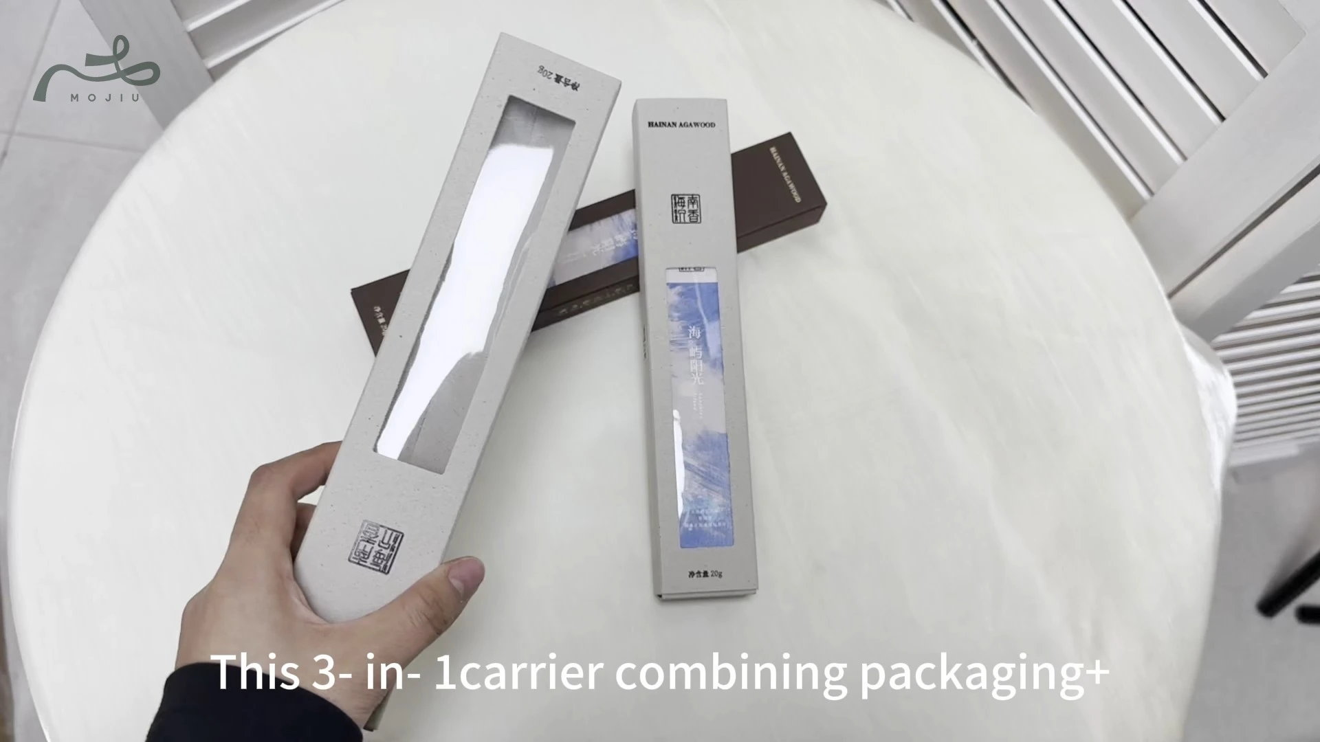 3-in-1 Incense Holder Box: Aesthetic Functional Display Container for Fragrance Gift Sets Mojiu Packaging 1