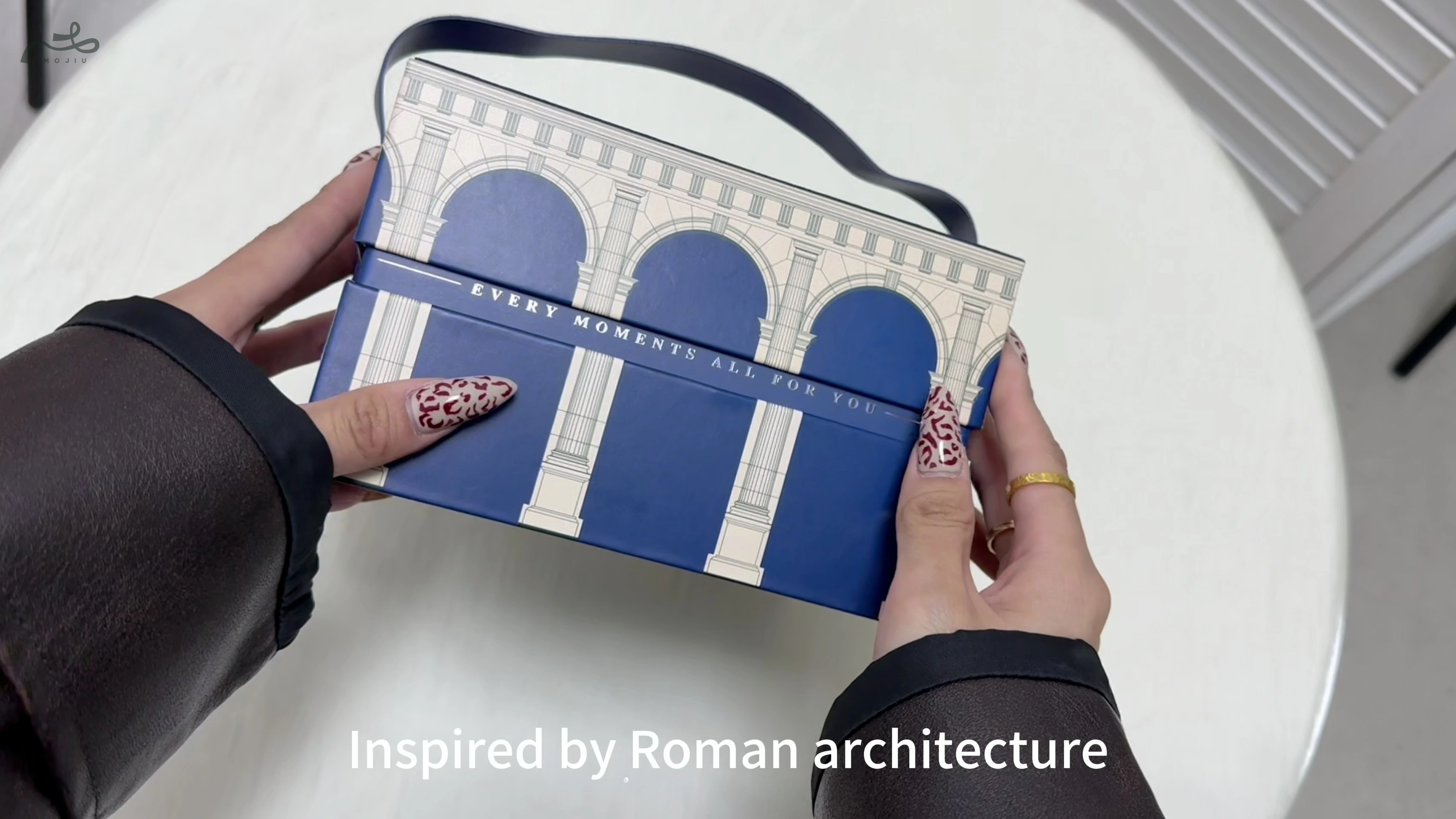 Elegante confezione regalo per compleanni e matrimoni, scatola portatile di lusso | Mojiu Packaging 1