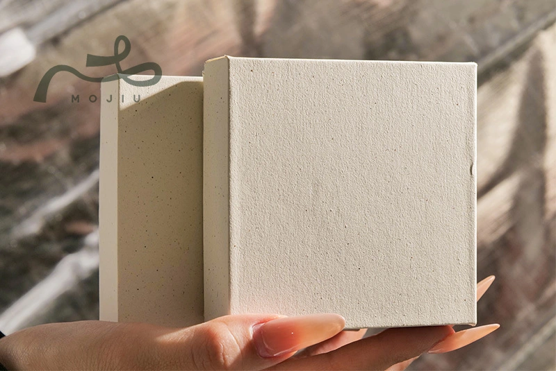 Rigid Jewelry Box Recycled Paper Minimalist Gift Packaging Mojiu Packaging 1