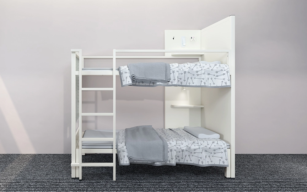 Multifunctional Detachable Bunk Bed with with Movable Lower Bunk 1