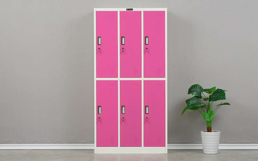 Six-Door Wardrobes for Dormitories and Changing Rooms 1