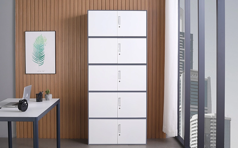 Five-Door Wardrobe for Offices and Employee Changing Rooms YR-00 1