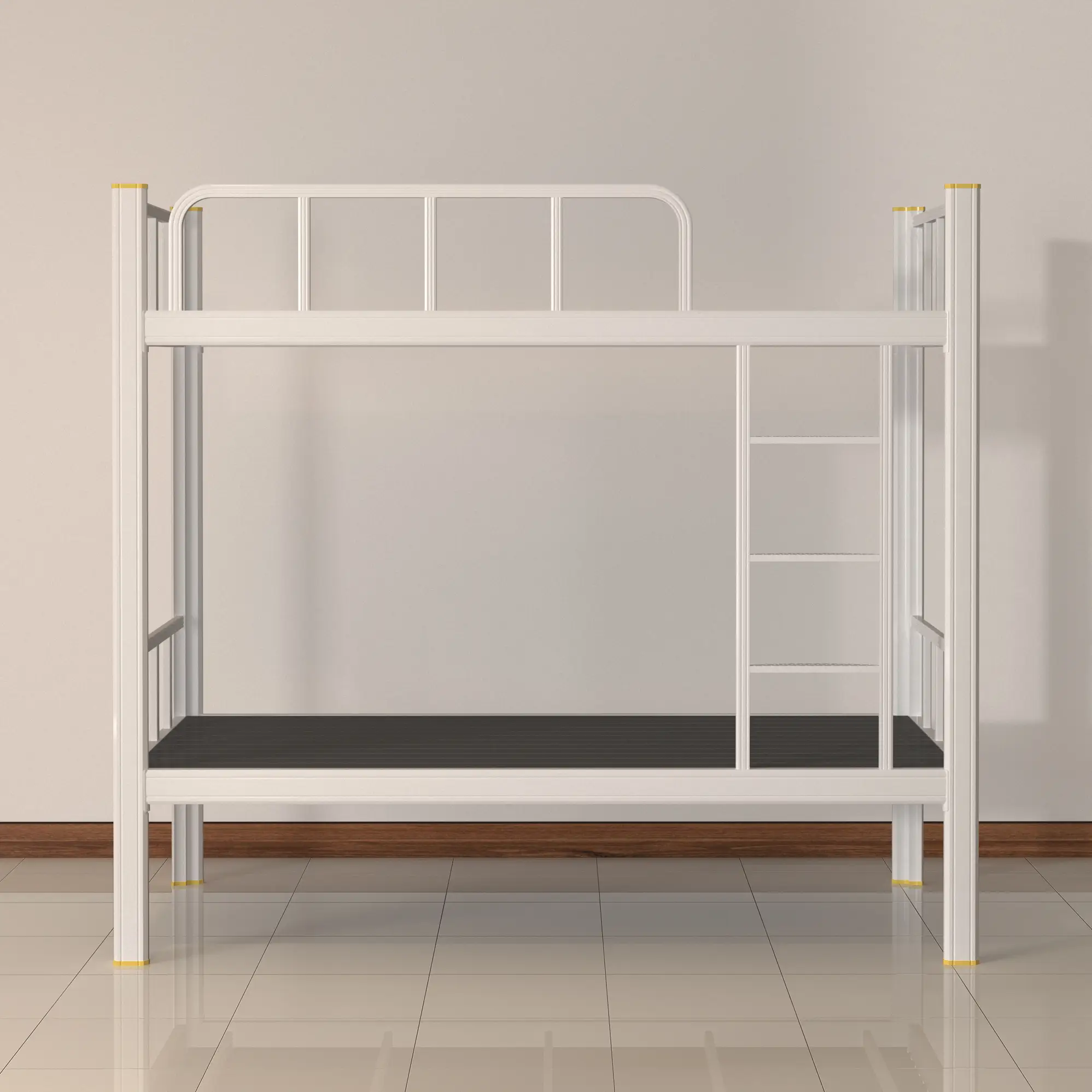 Fully Disassembled Steel Bunk Bed with Detachable Iron Slats 1