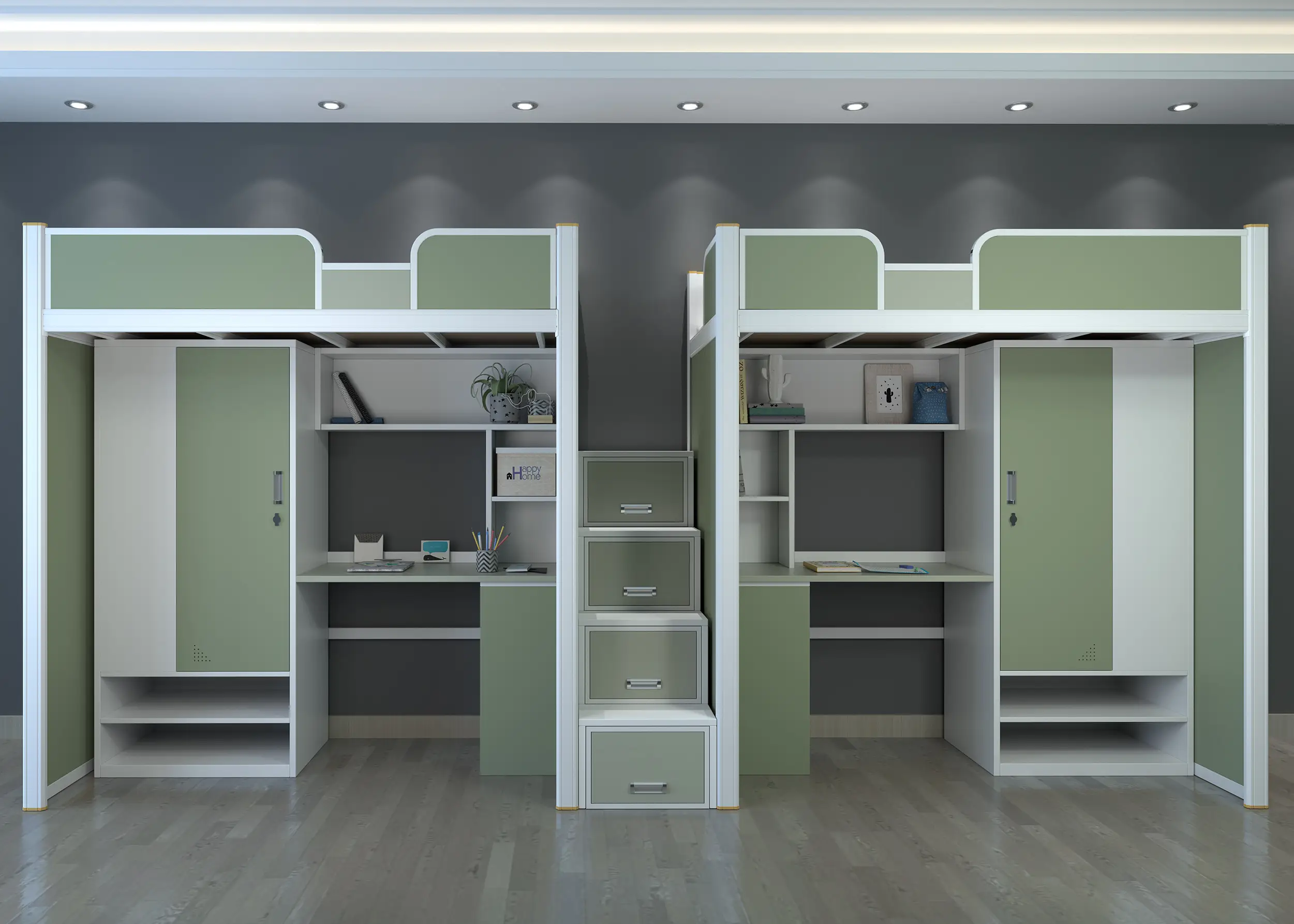 Wholesale Custom Bunk Beds From Factory, Metal Bunk Bed Manufacturers, Custom Loft Bed For Adults 1