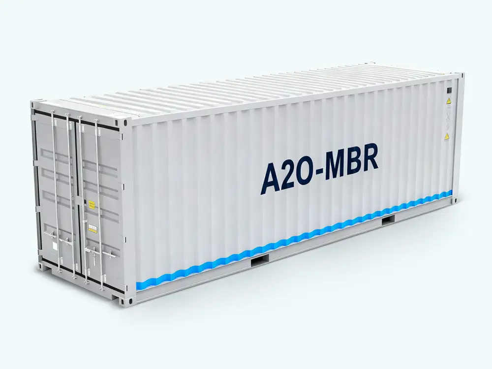 Containerized A²O-MBR Integrated Wastewater Treatment Plant 1