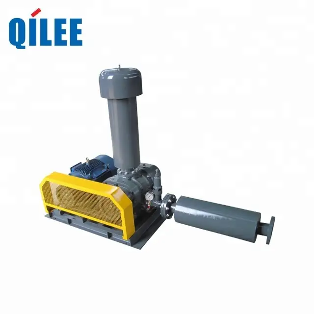 Wastewater treatment equipment small three lobe roots blower 1