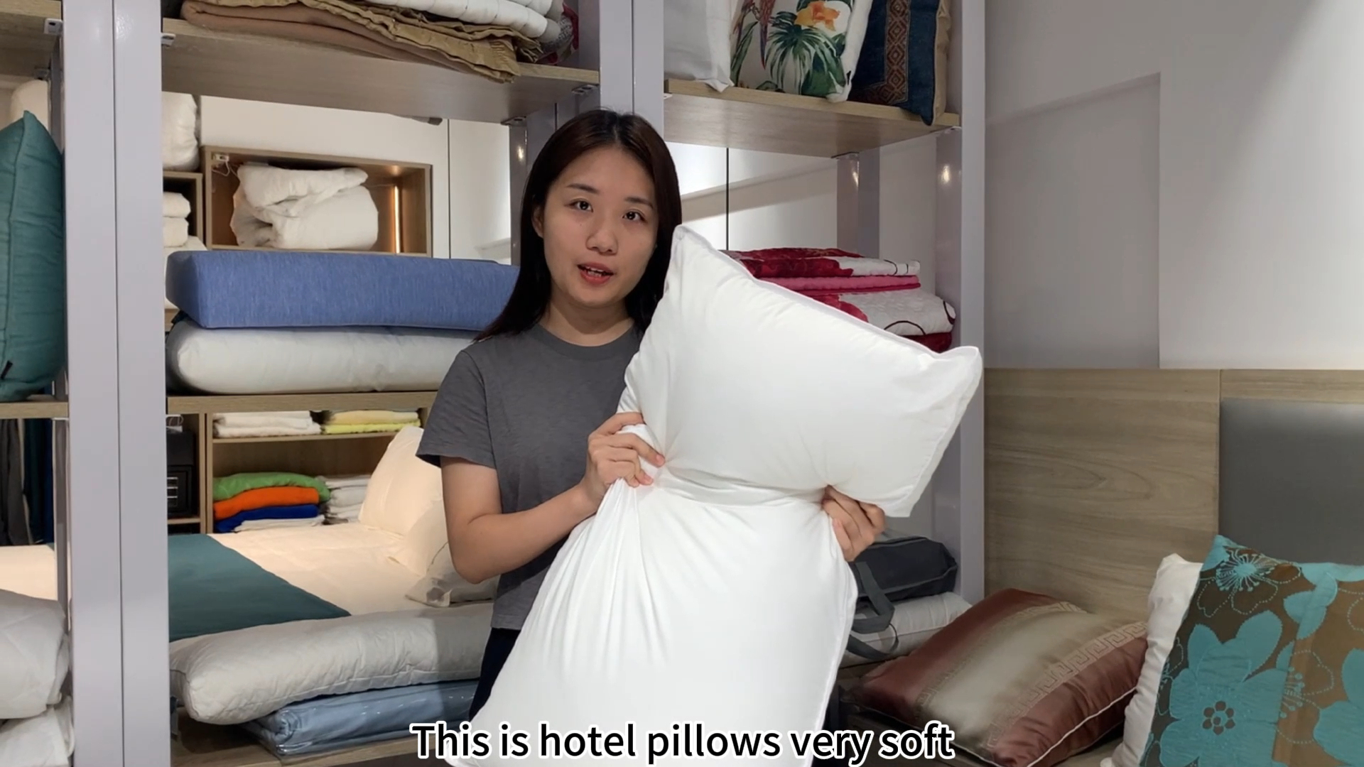 Feather velvet cotton fiber pillow hotel special cotton pillow core 1