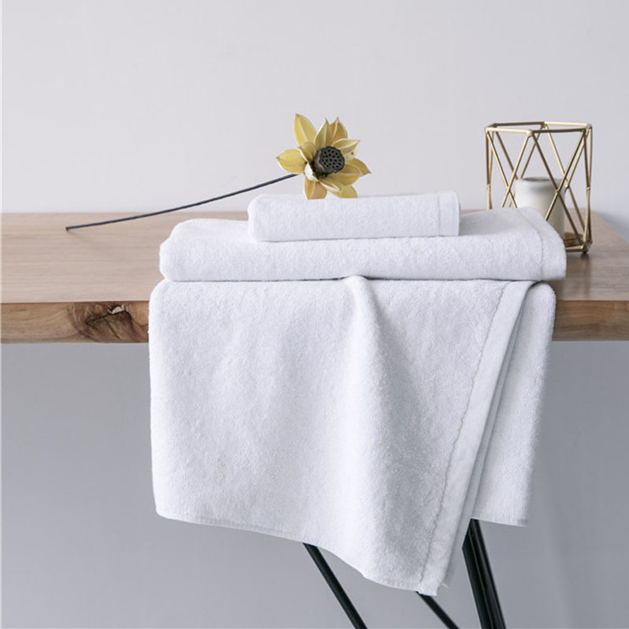 Hanbi 16 Count Long Staple Cotton Platinum Satin Bath Towel Wholesale 9