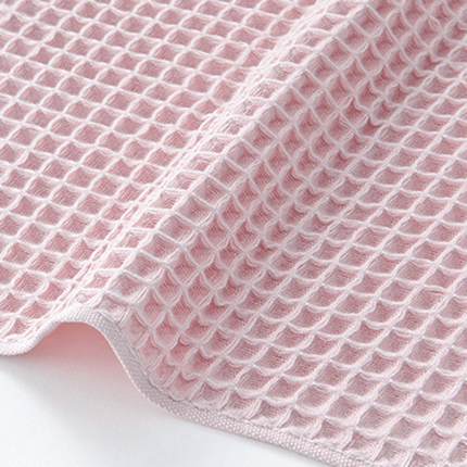 Customized Hotel Gift Towel With Waffle Pattern Pure Cotton _Hanbi Textile 14