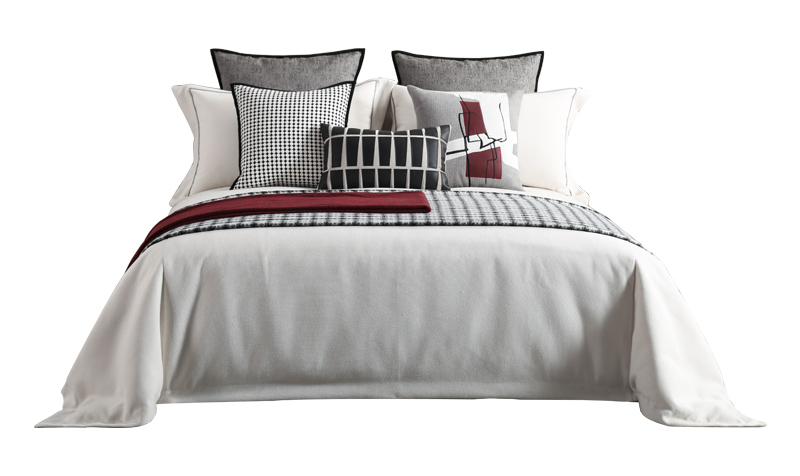 Hanbi Light Luxury Hotel Pure Cotton Bed Runner Manufacturers Wholesale 9