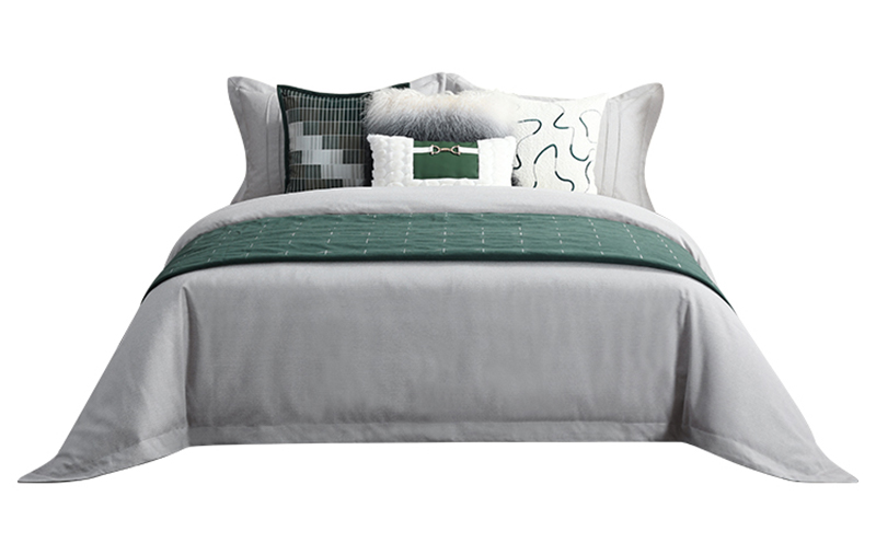 Hanbi Light Luxury Hotel Pure Cotton Bed Runner Manufacturers Wholesale 12