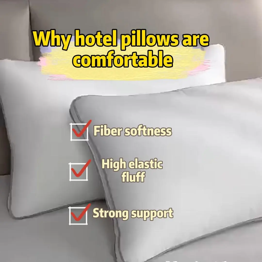 Why are the hotel pillows so comfortable that they are all using this one! 1