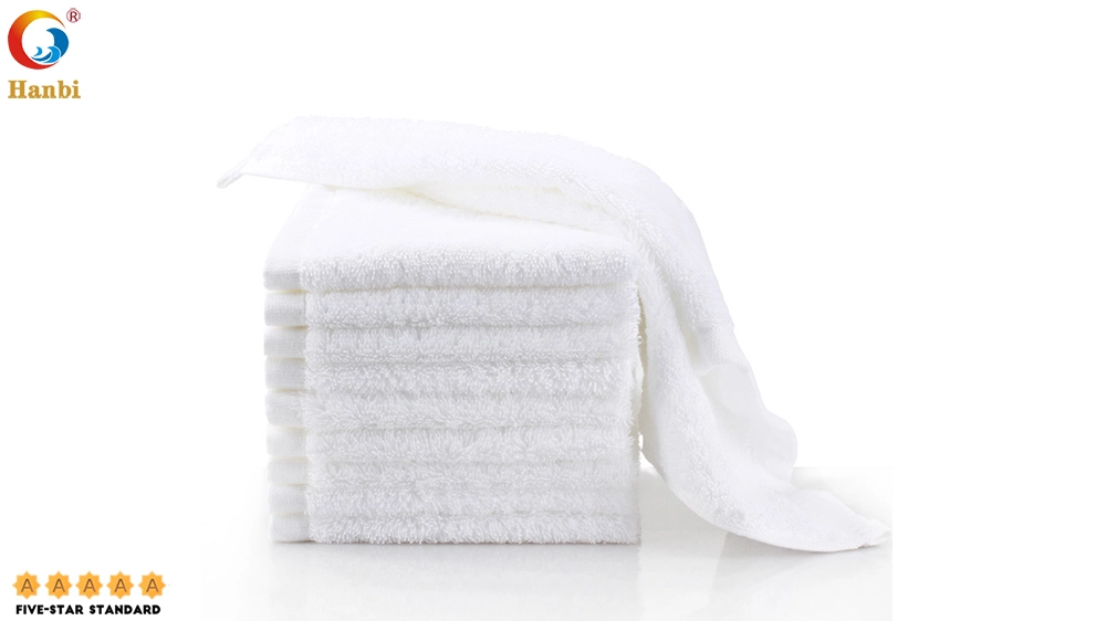 Hanbi Thick Cotton Terry Small Square Towel of Five-star Hotel for Wholesale 1
