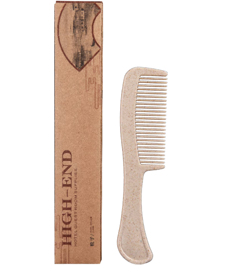 New straw material hotel disposable toiletries set wholesale price 9