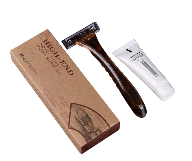 New straw material hotel disposable toiletries set wholesale price 12